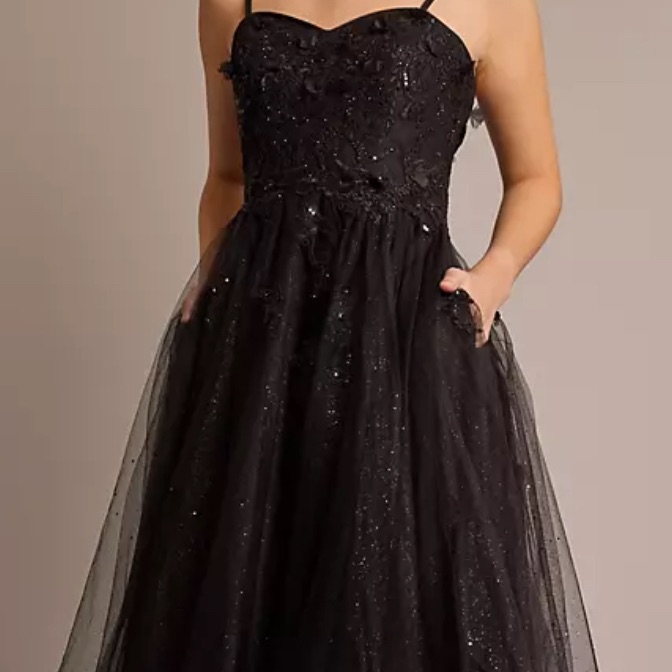 Alfred Black Sequin Dress
